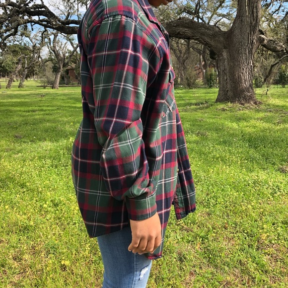 Plaid button up - Picture 2 of 3